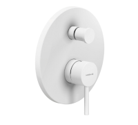 Смеситель для ванны Paffoni LIVE внешняя часть матовый белый LV00100/EWM