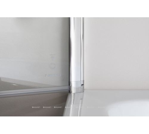 Шторка для ванны Aquanet Alfa 4 1220x1400 мм прозрачное стекло профиль хром NF6222-pivot