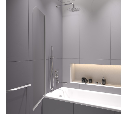 Шторка на ванну RGW SC-109 600 мм стекло прозрачное 411110906-11