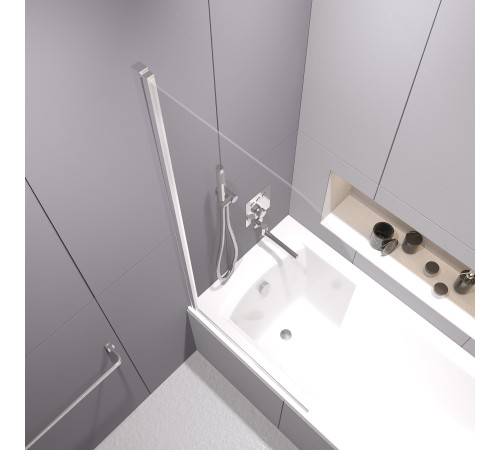 Шторка на ванну RGW Screens SC-109 700х1500 мм прозрачное стекло 411110907-11