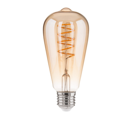 Филаментная светодиодная лампа Dimmable ST64 5W 2700K E27 тонированная BLE2746