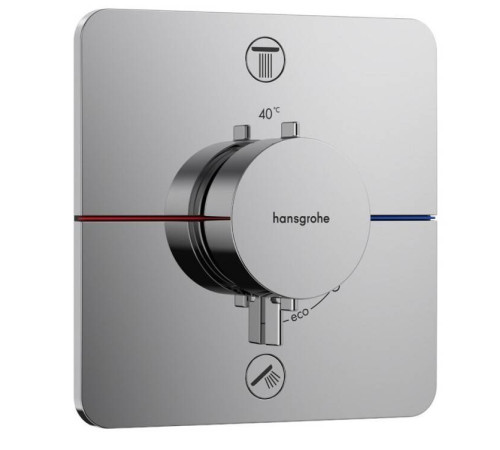 Смеситель для душа Hansgrohe ShowerSelect Comfort Q термостат на 2 потребителя хром 15583000