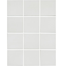 Мозаика Kerama Marazzi Агуста белый натуральный 9,8х9,8 см 1332