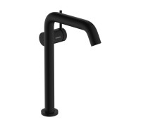 Смеситель для раковины hansgrohe Tecturis S 240 Fine CoolStart EcoSmart+ со сливным гарнитуром Push-Open матовый черный 73370670