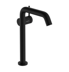 Смеситель для раковины hansgrohe Tecturis S 240 Fine CoolStart EcoSmart+ со сливным гарнитуром Push-Open матовый черный 73370670