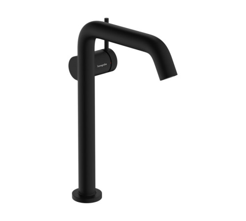 Смеситель для раковины hansgrohe Tecturis S 240 Fine CoolStart EcoSmart+ со сливным гарнитуром Push-Open матовый черный 73370670