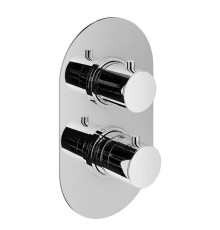 Смеситель для душа термостатический встраиваемый Plumberia Selection IXO на 3 выхода хром XOT5050CR