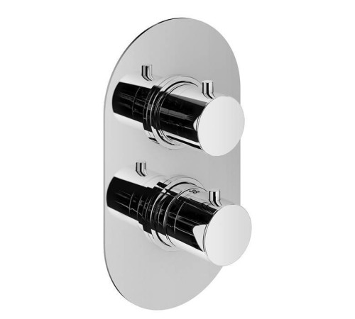 Смеситель для душа термостатический встраиваемый Plumberia Selection IXO на 3 выхода хром XOT5050CR