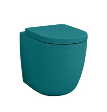 Унитаз напольный Artceram FILE 2.0 безободковый 53х37 см verde foresta FLV005 43 00