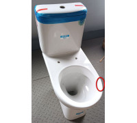 Унитаз-компакт Roca Access с сиденьем SoftClose 3/6 л косой выпуск 34P23900Y