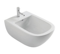 Биде подвесное Globo Stockholm 51х37 см белый LAS10.BI