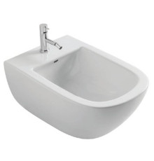 Биде подвесное Globo Stockholm 51х37 см белый LAS10.BI