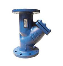 Фильтр сетчатый наклонный фланцевый Tecofi F4240A DN200 PN16 чугунный F4240A-0200