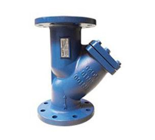 Фильтр сетчатый наклонный фланцевый Tecofi F4240A DN150 PN16 чугунный F4240A-0150