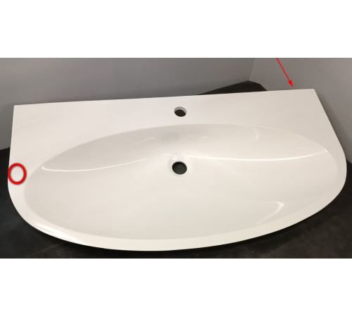 Раковина Aquaton Escape 900 900х450х140 мм литьевой мрамор Esc.09.04.D