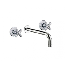 Смеситель для раковины настенный Fiore Margot-Sky на 3 отверстия хром 01CR062700