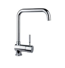 Смеситель для кухни Fiore Xenon с Г-образным изливом нержавеющая сталь 44IN5461