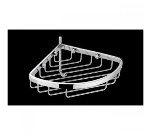 Мыльница угловая сетчатая с крючком G-lauf бронза GH15392