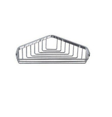 Мыльница угловая G-lauf 17 см хром GH15751