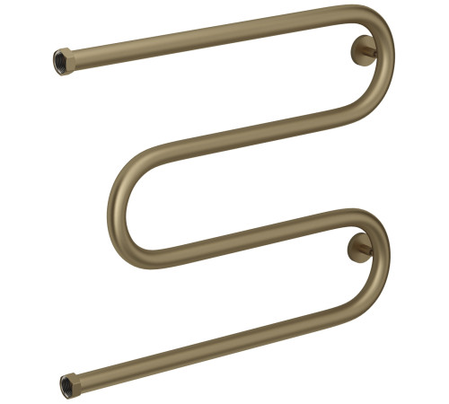 Полотенцесушитель водяной Сунержа М-образный 660x528 мм золотой шёлк матовый 32-4007-5065