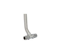 Тройник аксиальный Gekon GX с хромированной трубкой 20x15 (L=250 мм) x20 7GX019002025