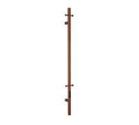 Полотенцесушитель электрический Boheme Uno с крючками brushed bronze 726-BRB