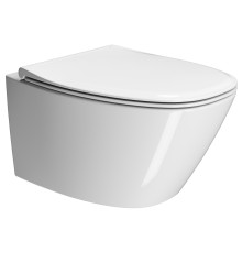 Унитаз подвесной безободковый GSI Modo+ Swirlflush 540x370 мм белый глянцевый 8415FR411