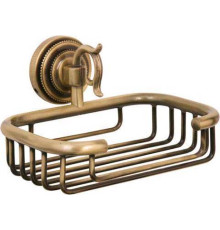 Мыльница подвесная Boheme Medici 16х12.5х9 см бронза 10619