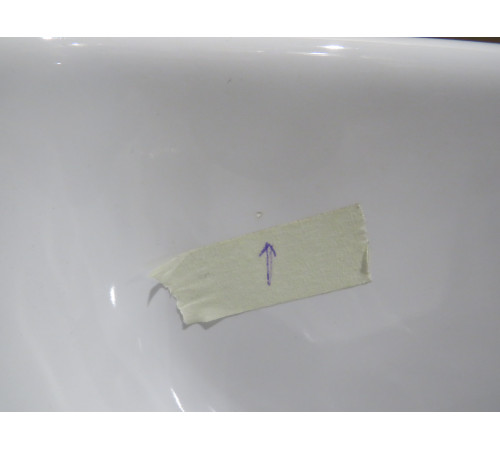 Биде подвесное GSI Pura 500x360 мм с отверстием под смеситель и переливом 8864111