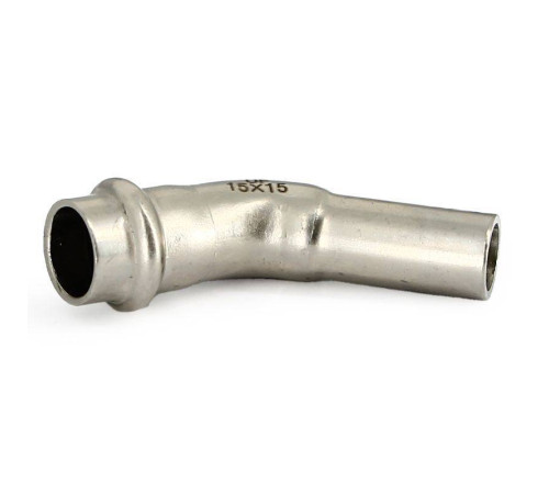 Угол-вставка 45° пресс Uni-Fitt 18 мм нержавеющая сталь 780S1820