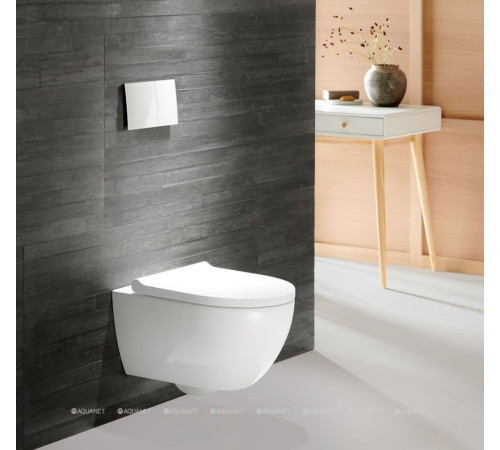 Унитаз подвесной Geberit Acanto TurboFlush 350x530 мм с сиденьем 502.718.00.1