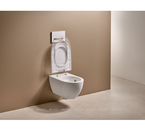 Унитаз подвесной Geberit Acanto TurboFlush 350x530 мм с сиденьем 502.718.00.1