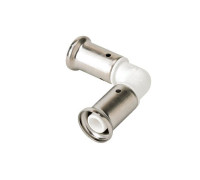 Угольник 90° HENCO ПВДФ пресс 26x26 мм белый 1PKW-2626