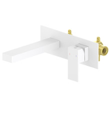 Смеситель для раковины встроенный Timo Selene белый матовый 2071/16SM