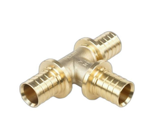 Тройник равнопроходной REHAU MX 32 мм латунный 11080341001