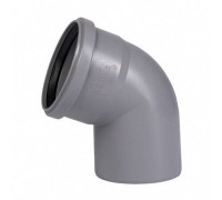 Отвод Ostendorf HTB 67° 110 мм PP RAL 7037 115130