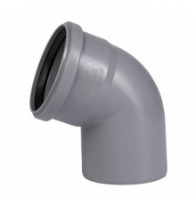 Отвод Ostendorf HTB 67° 110 мм PP RAL 7037 115130
