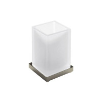 Стакан настольный Colombo Design Look матовое стекло PVD нержавеющая сталь B1641.HPS1-VAN