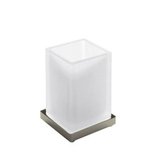 Стакан настольный Colombo Design Look матовое стекло PVD нержавеющая сталь B1641.HPS1-VAN