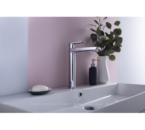 Смеситель для умывальника высокий Aquanet Logic хром AF320-11С
