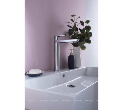 Смеситель для умывальника высокий Aquanet Logic хром AF320-11С