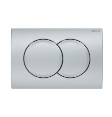 Смывная клавиша Geberit Delta01 для двойного смыва матовый хром 115.107.46.1
