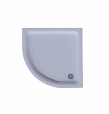 Поддон душевой D-Pol акриловый 1/4 круга 80x80x15 см с ножками и панелью DPA-0000007