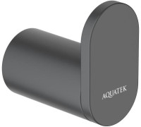 Крючок для полотенец Aquatek Лира матовый черный AQ4425MB