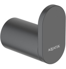 Крючок для полотенец Aquatek Лира матовый черный AQ4425MB