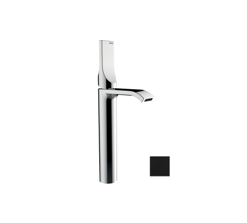 Смеситель для раковины Bossini Apice 328 мм с донным клапаном черный матовый E89602.073