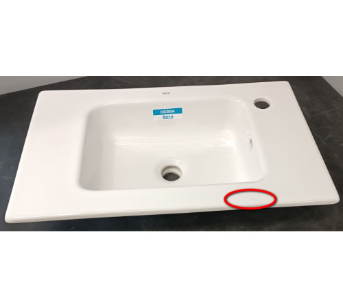 SaleRoca32799H00Y Debba Раковина мебельная 605x360 мм, с отв. под смеситель Sale32799H00Y_1004