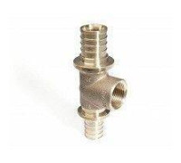 Тройник с внутренней резьбой REHAU RAUTITAN RX 32-3/4-25 бронза 14562981001