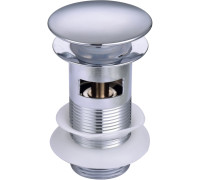 Сливной набор для раковины Aquanet Push-open с переливом AQ6001CR