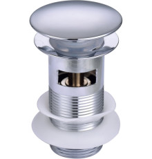 Сливной набор для раковины Aquanet Push-open с переливом AQ6001CR